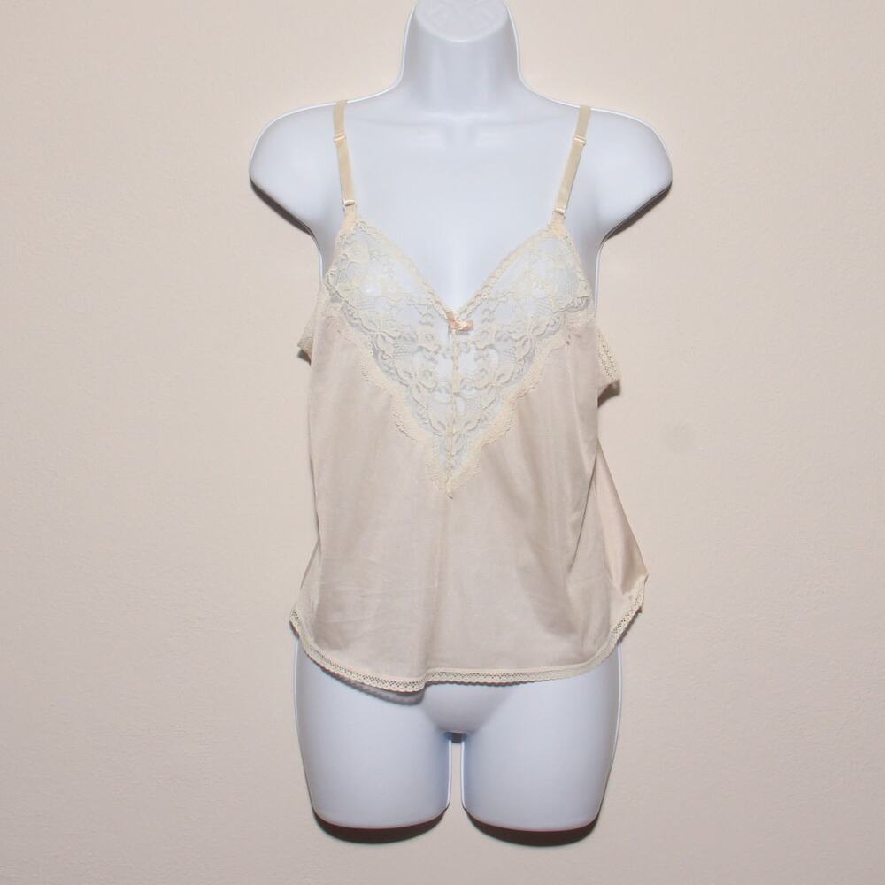 Vintage J.C. Penney Lace camisole Size 34 Made in USA